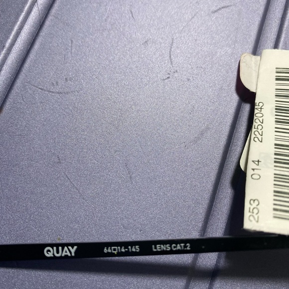 Quay Australia Black and Pink Sunglasses - Picture 7 of 8